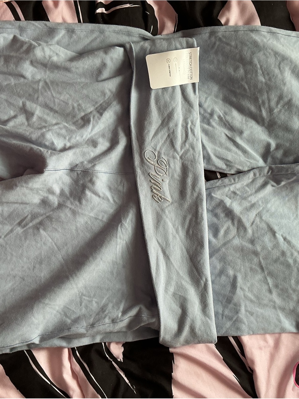PINK victoria secret Light Blue flare leggings
